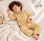 Butter Yellow Baby Night Suit – view 2