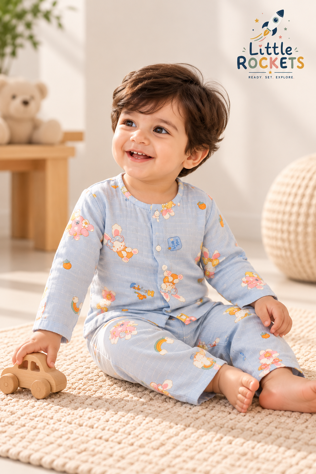 Blue Bunny Nightwear for Kids – view 3