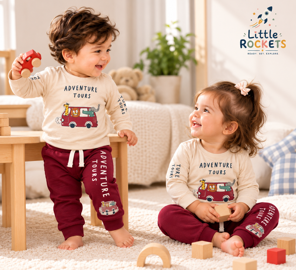 Safari Bus Baby Co-ord Set – view 2