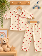 Strawberry Night Suit for Kids – view 3