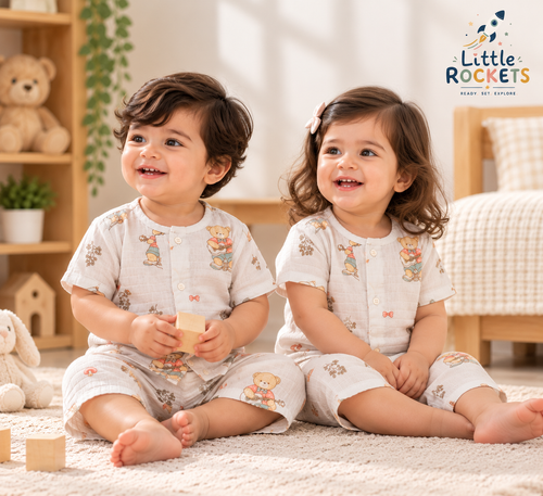 Ivory Teddy Baby Co-ord Set – view 2