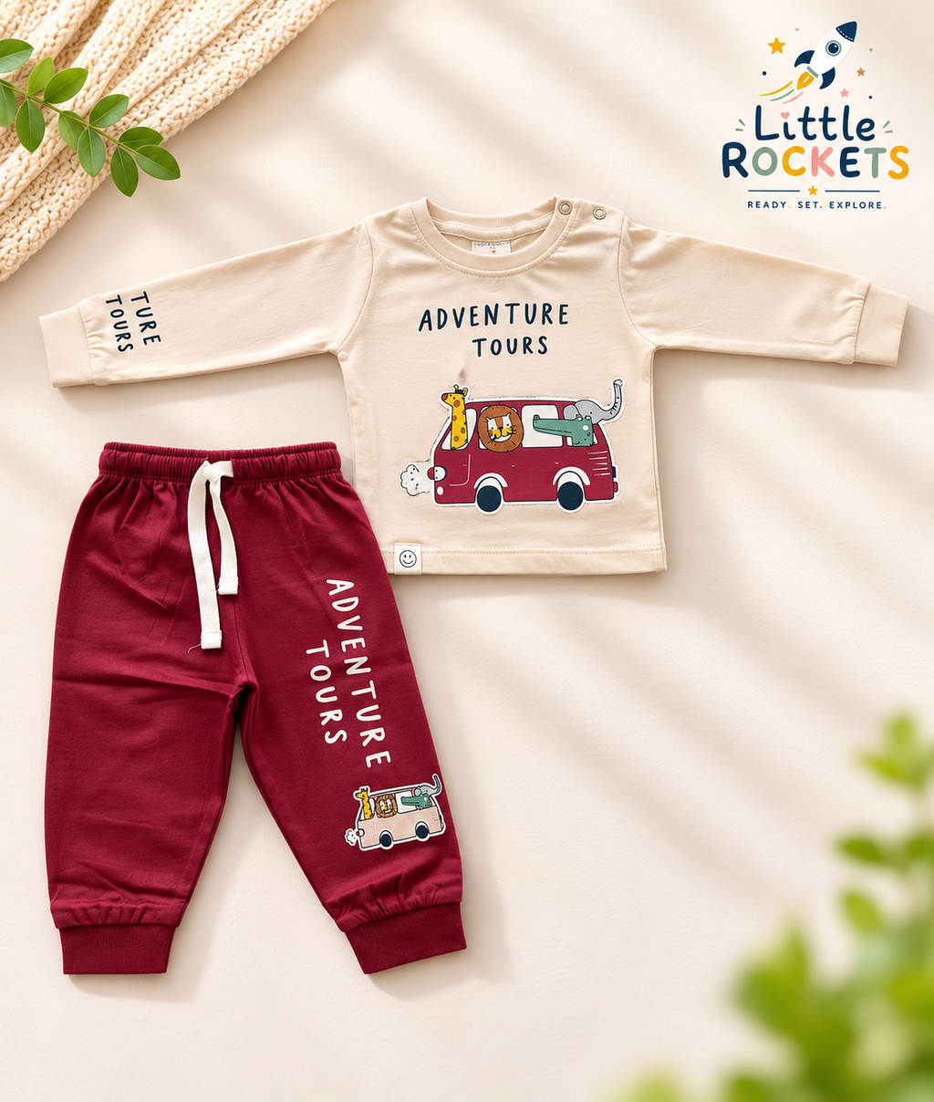 Safari Bus Baby Co-ord Set – view 4