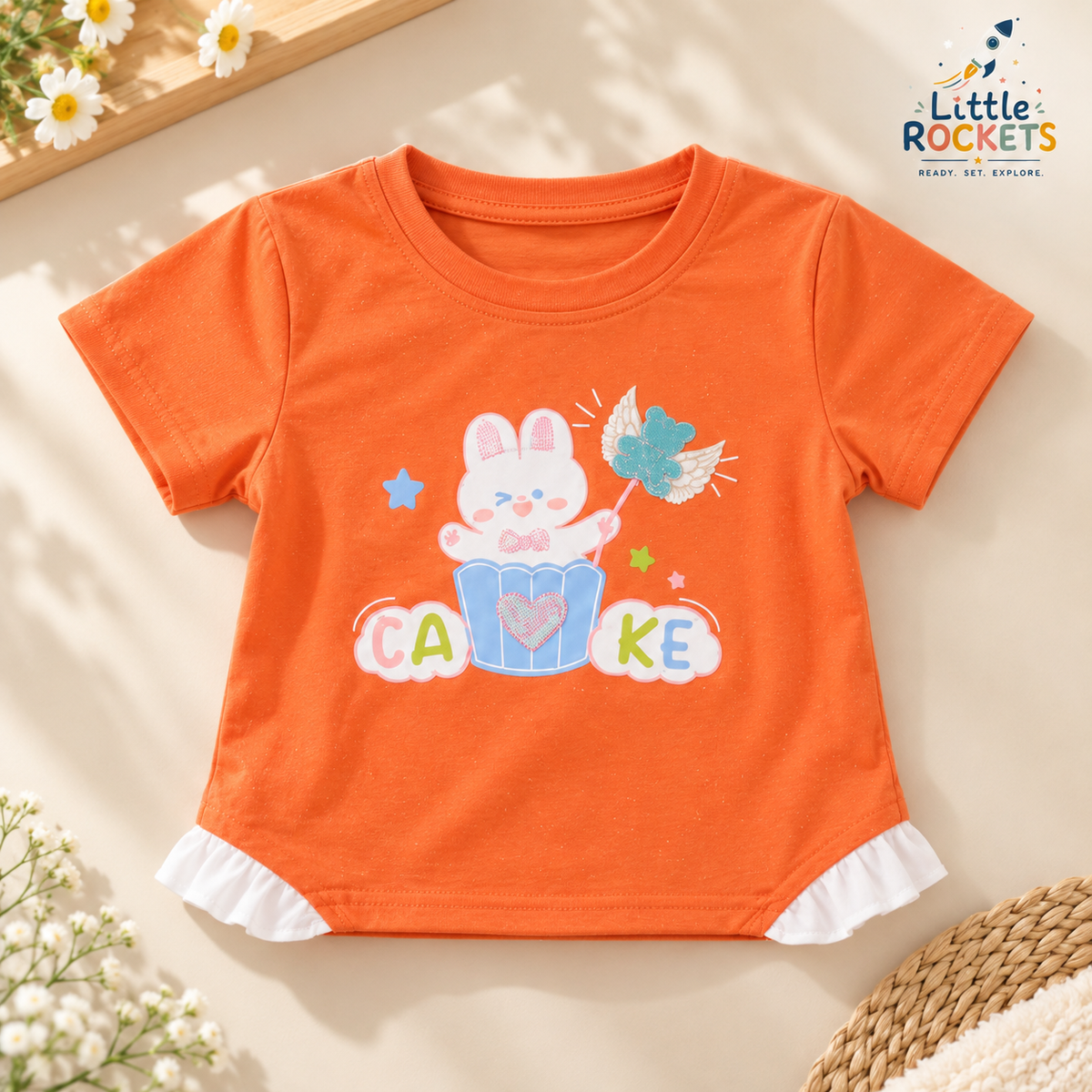 Bunny Bake T-Shirt for Girls – view 5
