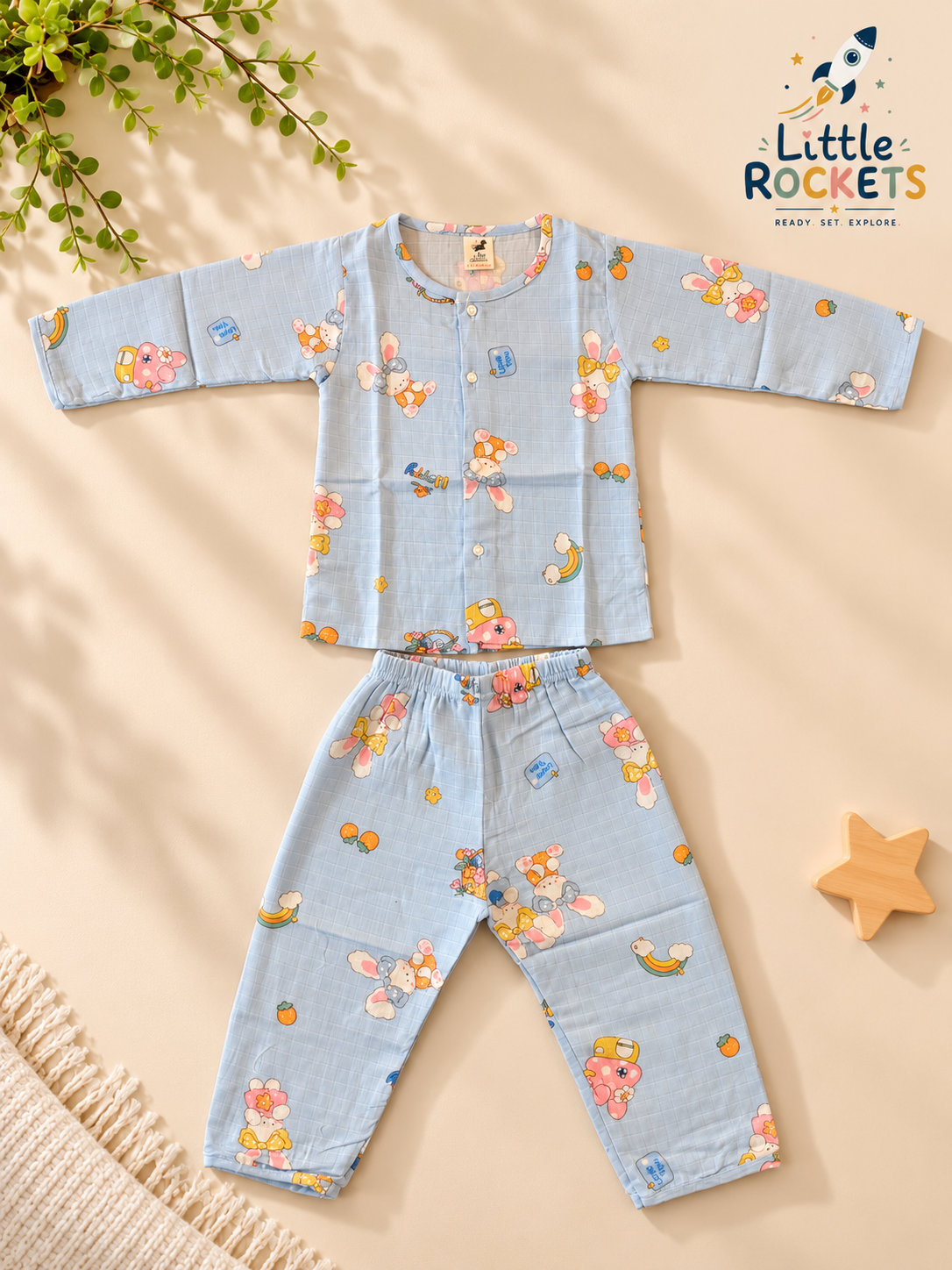 Blue Bunny Nightwear for Kids – view 5