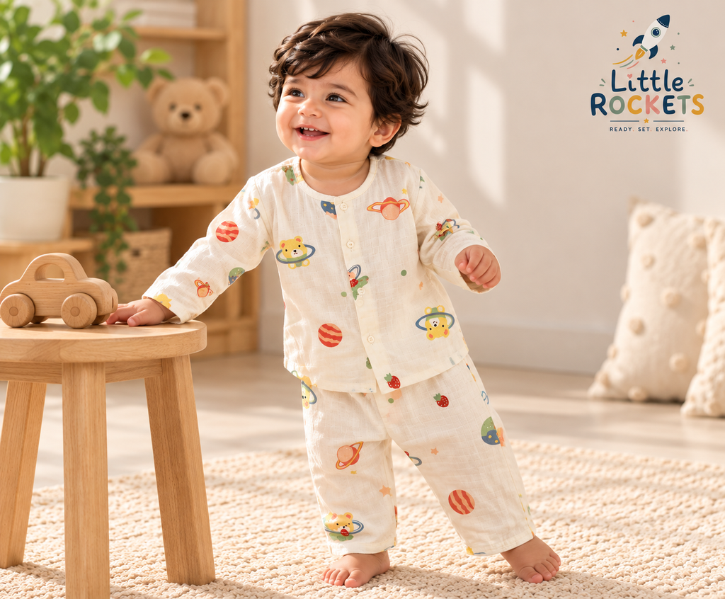 Rocket Print Nightwear for Kids – view 2
