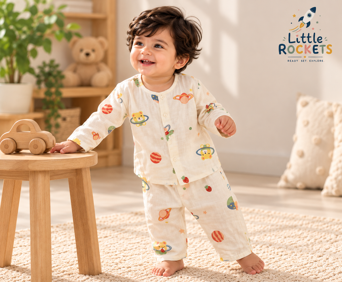 Rocket Print Nightwear for Kids – view 2