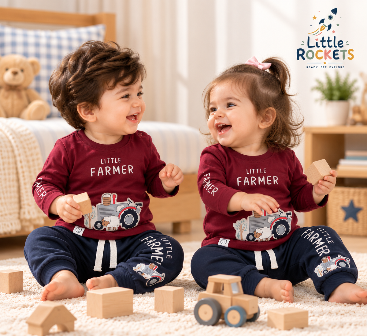 Tractor Baby Co-ord Set