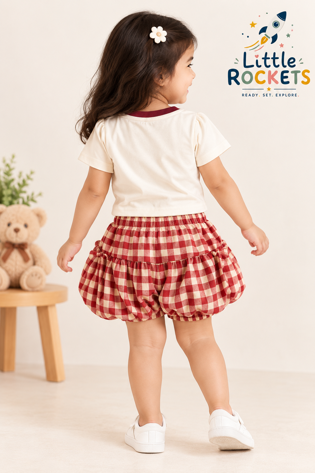 Lace Collar Co-ord Set for Girls – view 3