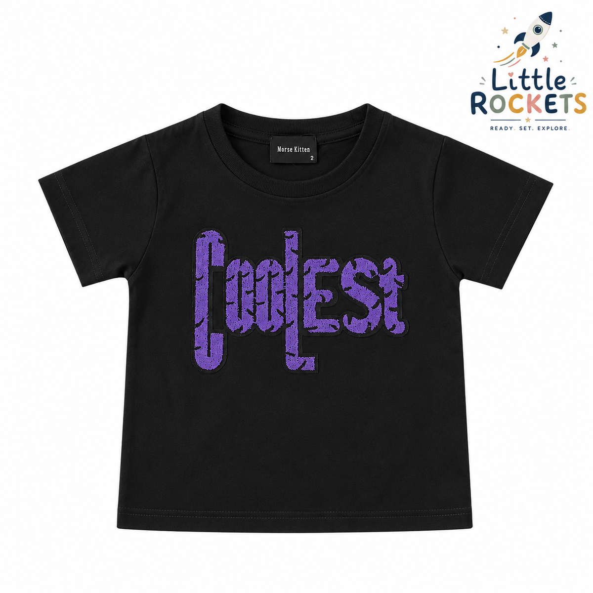 Coolest Black T-Shirt for Girls – view 3