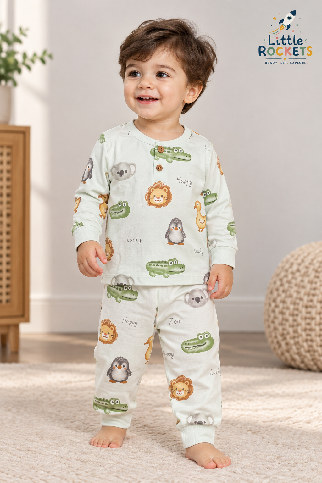 Zoo Adventure Co-ord Set for Kids