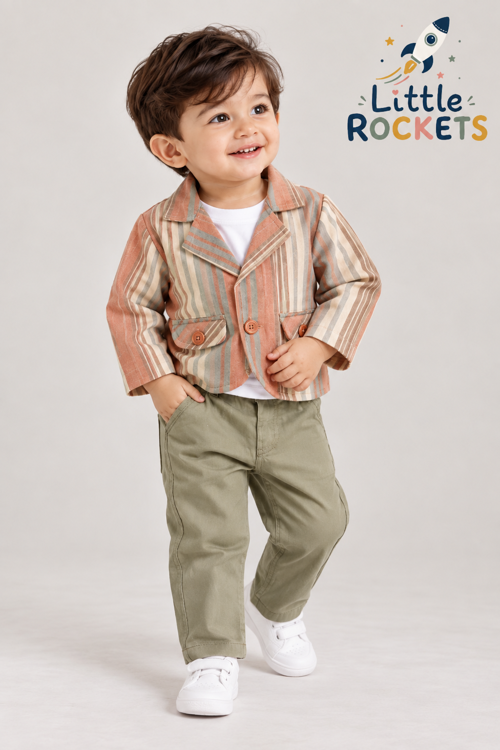 Gentleman Striped Blazer Set – view 5