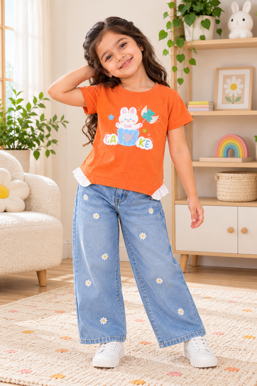 Bunny Bake T-Shirt for Girls