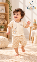 Teddy Check Co-ord Set for Kids