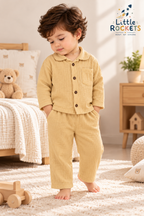 Butter Yellow Baby Night Suit