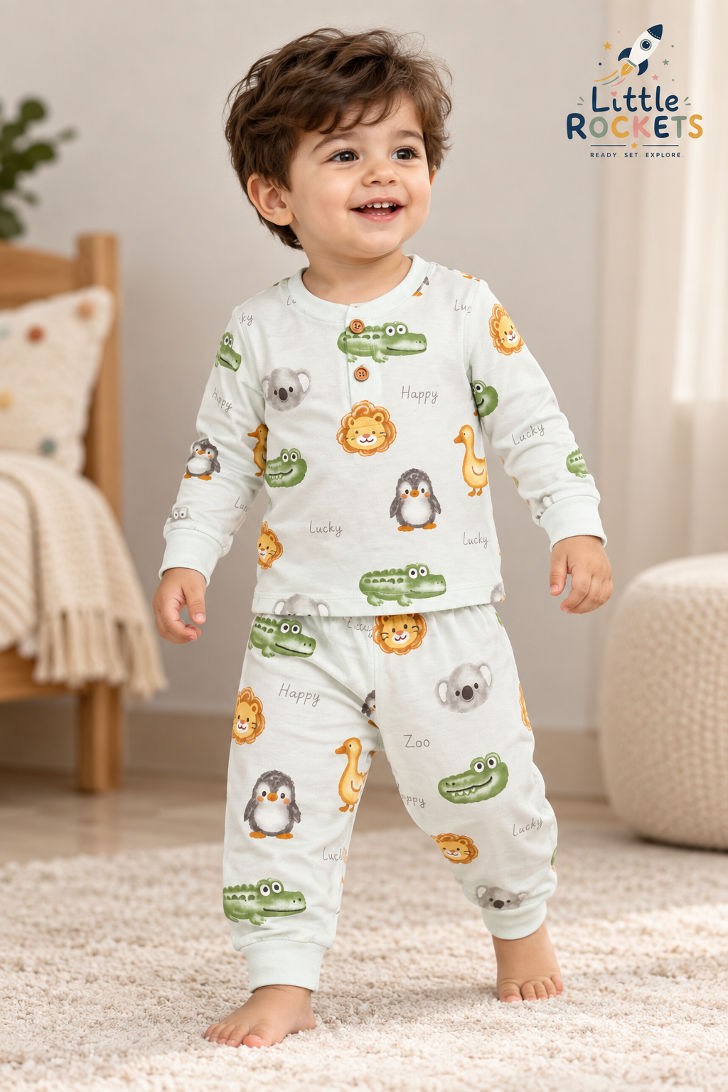 Zoo Friends Co-ord Set for Kids
