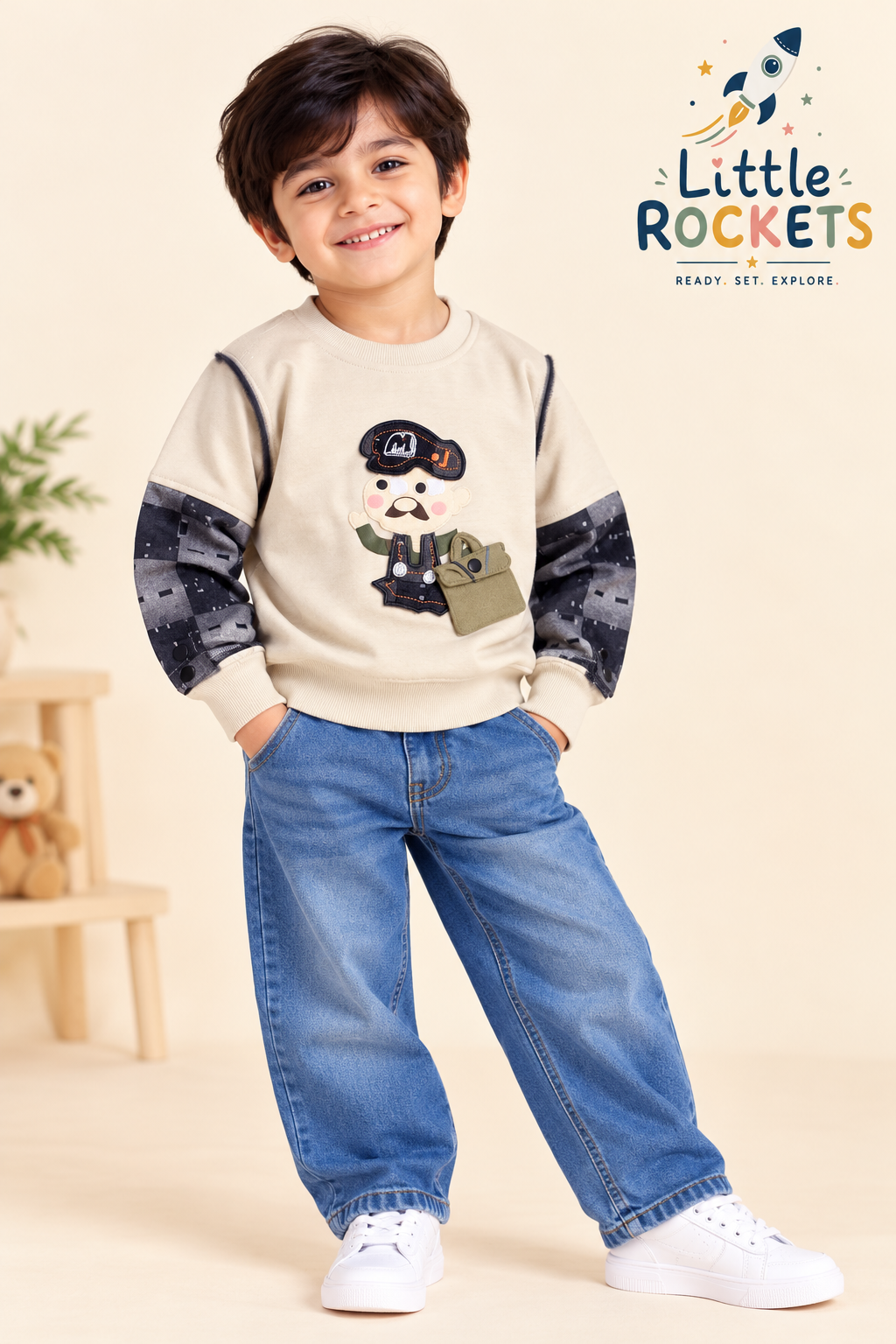 Detective Patch Kids Sweatshirt