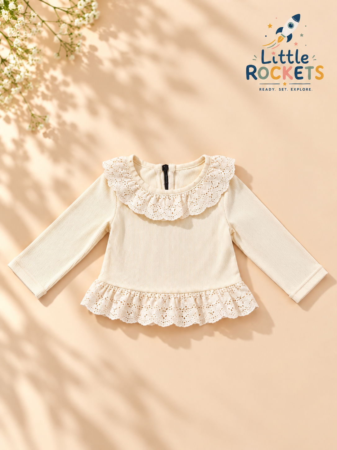 Bow Belle Denim Set for Girls – view 4