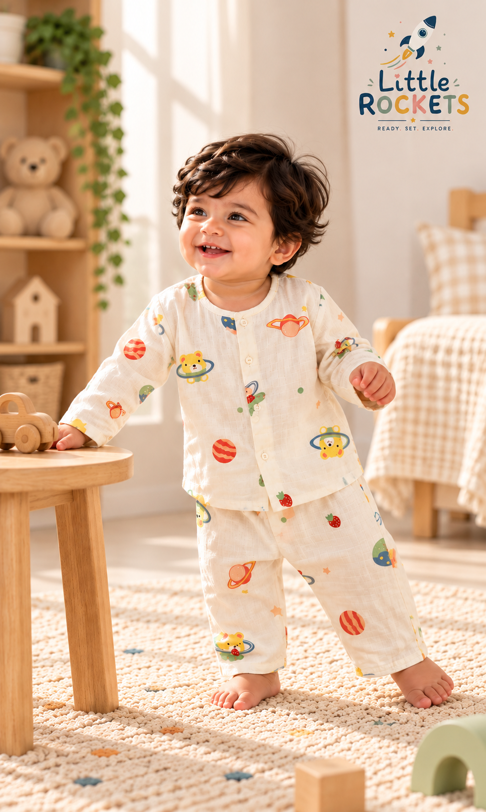Rocket Print Nightwear for Kids