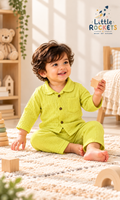 Lime Green Baby Night Suit