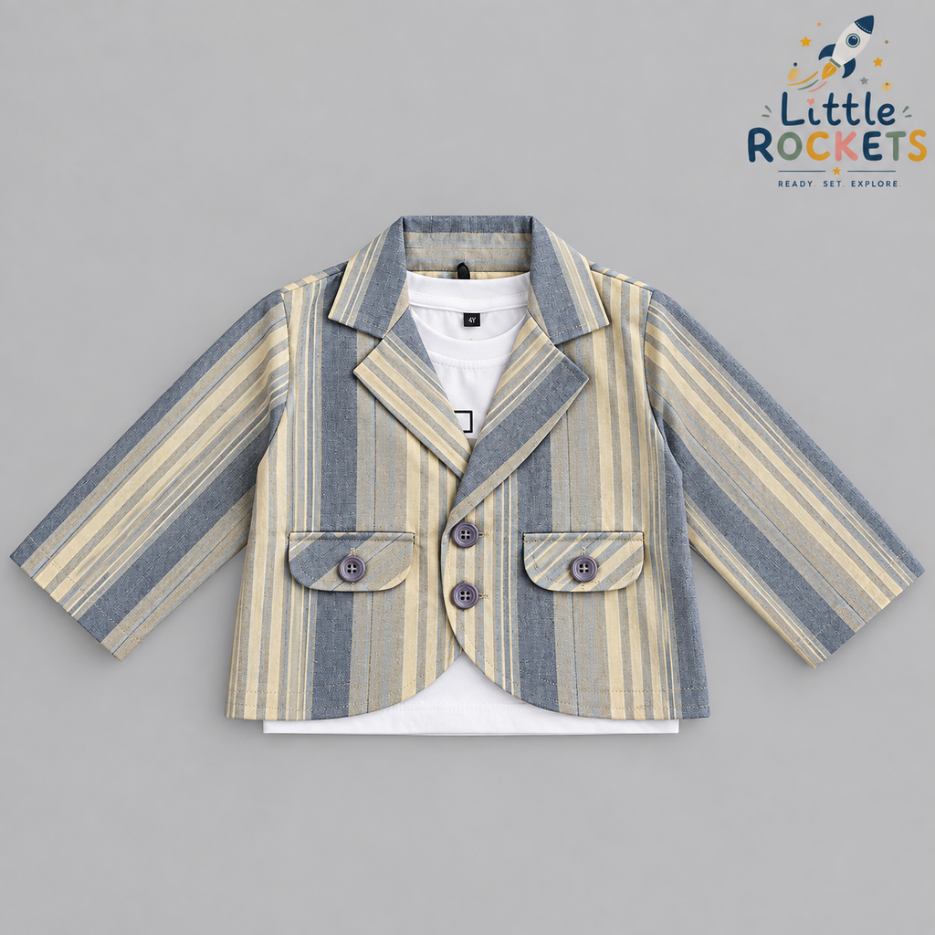 Blazer & Khaki Pants Set – view 5