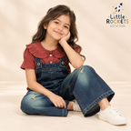 Denim Dungaree Set for Girls – view 2