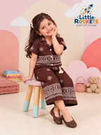 Chocolate Bloom Girls Co-ord Set – view 4