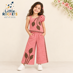 Coral Top & Palazzo Set for Girls – view 5