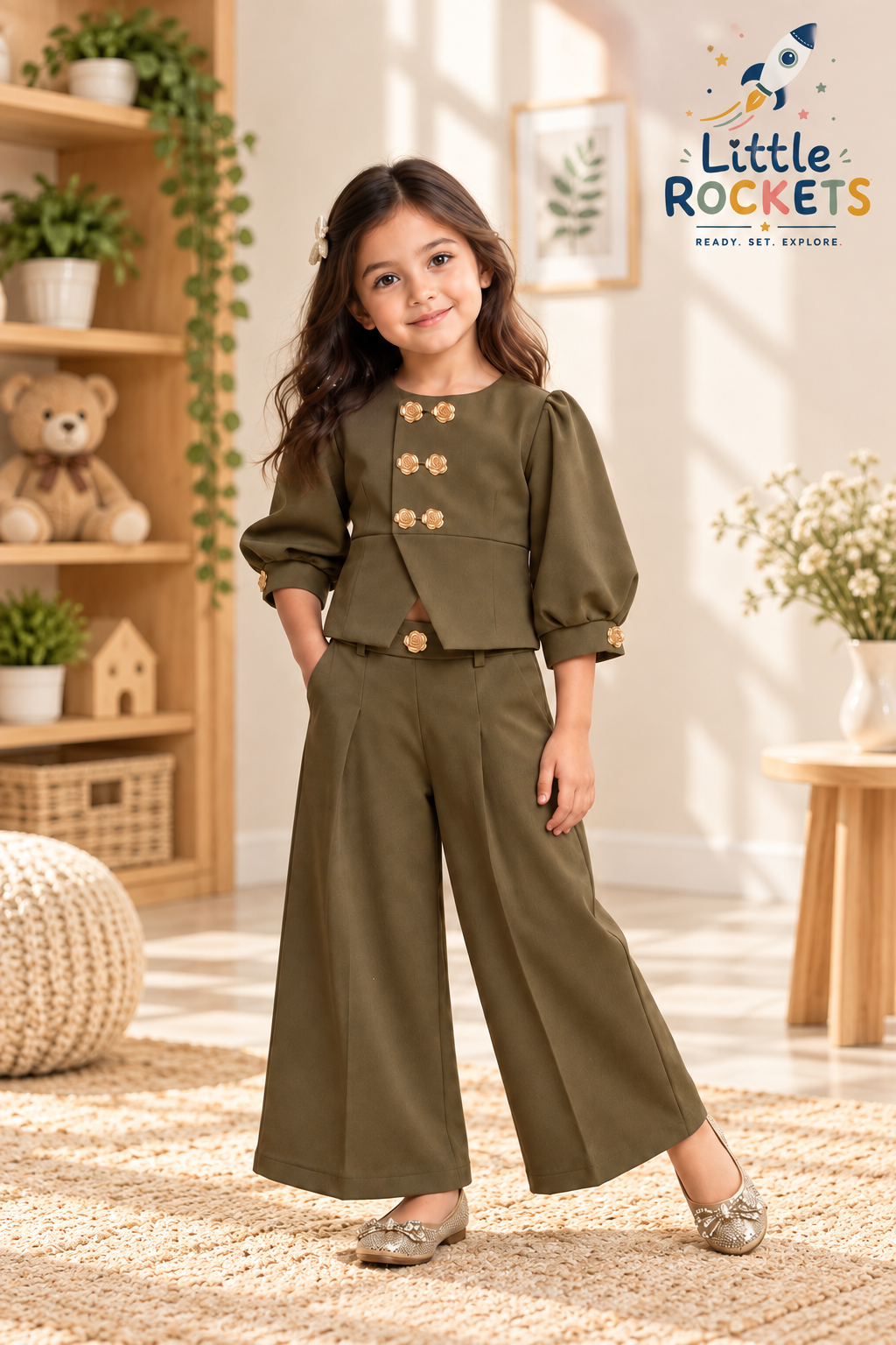 Olive Rose Korean Co-ord Set