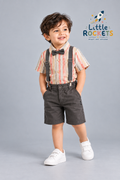 Dark Suspender Set for Boys