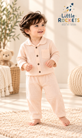 Blush Pink Baby Night Suit