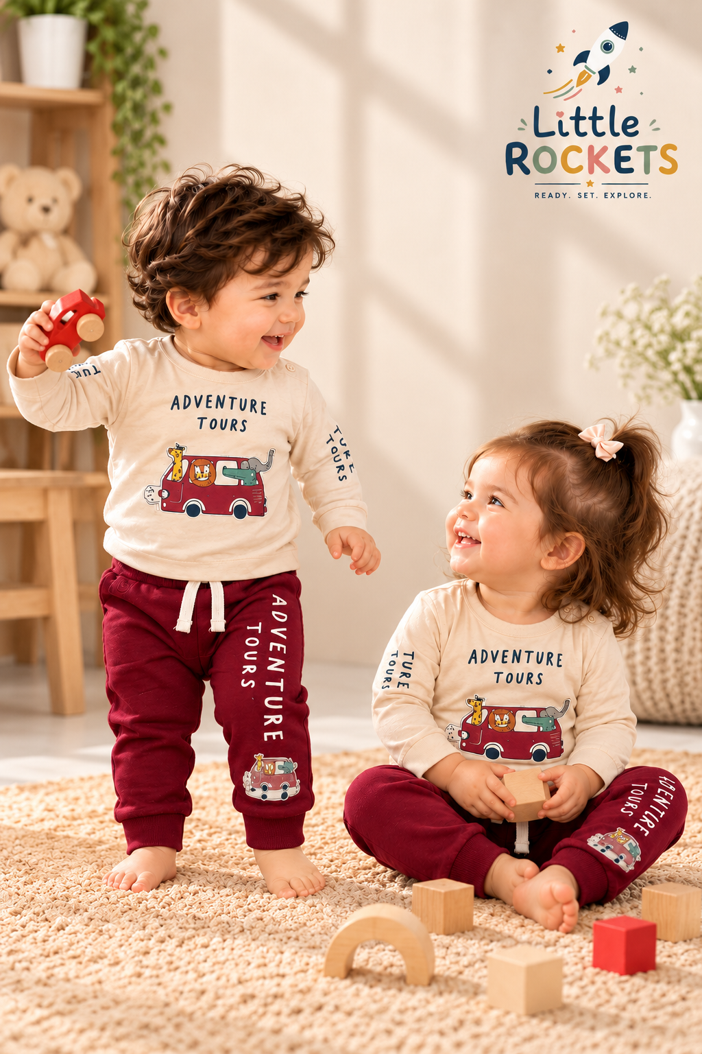 Safari Bus Baby Co-ord Set