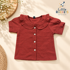 Denim Dungaree Set for Girls – view 4