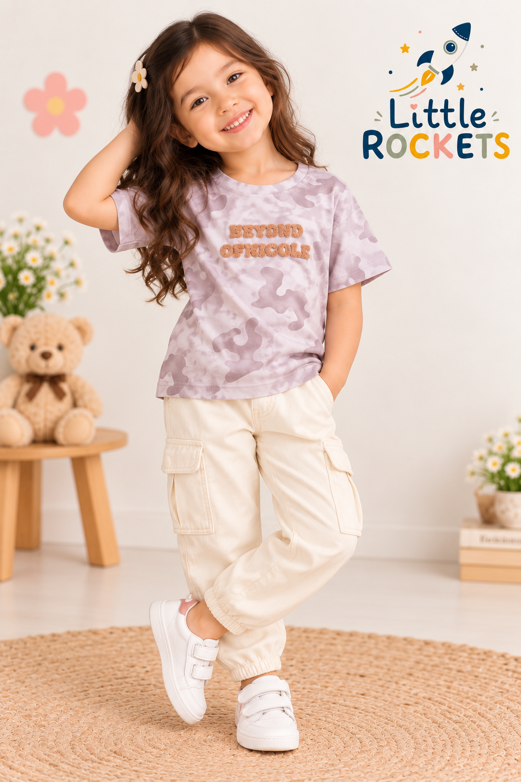 Pink Camo T-Shirt for Girls