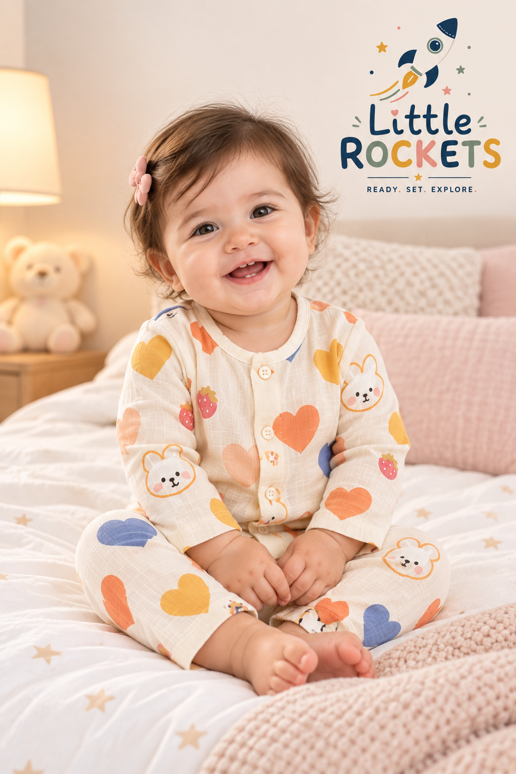Heart & Bunny Nightwear for Kids