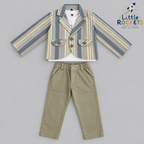 Blazer & Khaki Pants Set – view 4