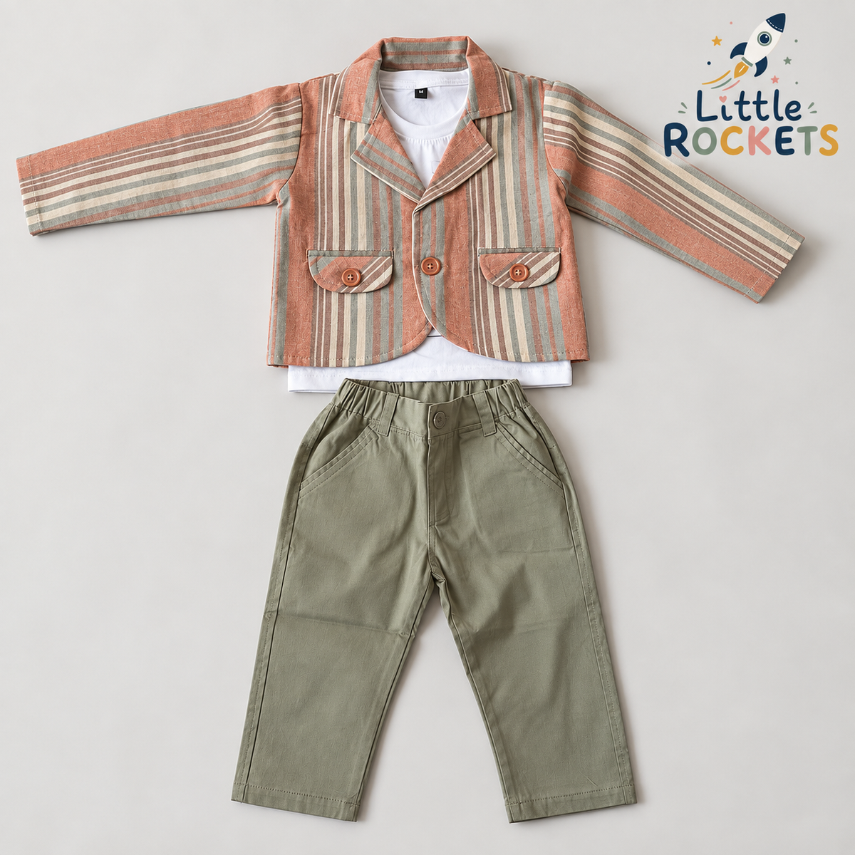 Gentleman Striped Blazer Set – view 2