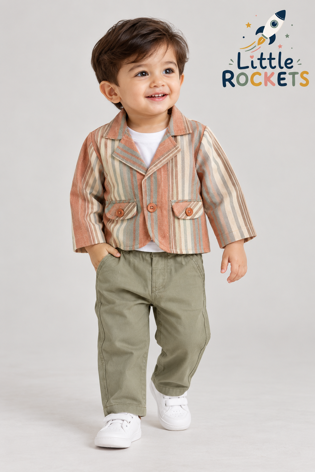 Gentleman Striped Blazer Set – view 4