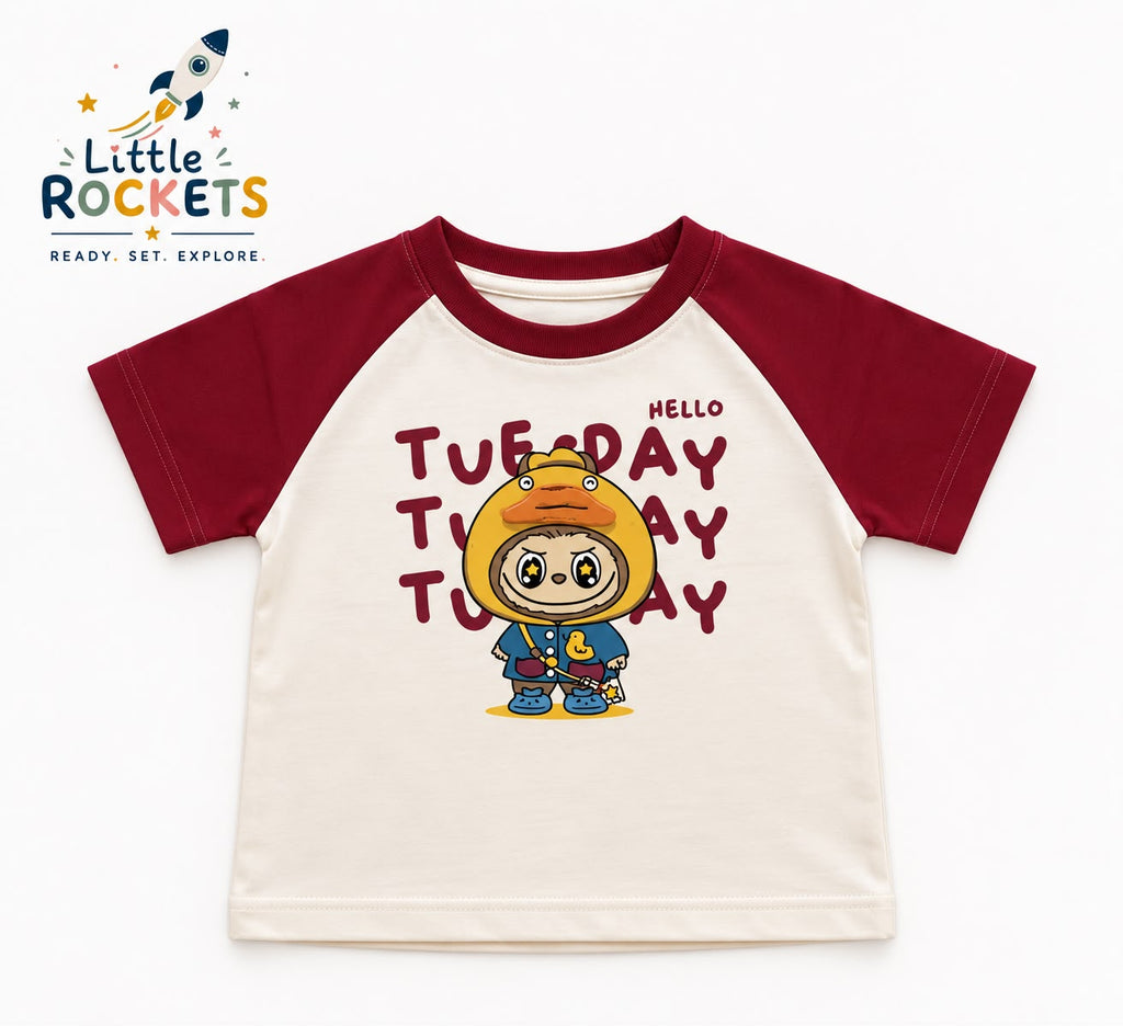 Duck Raglan T-Shirt for Kids – view 3