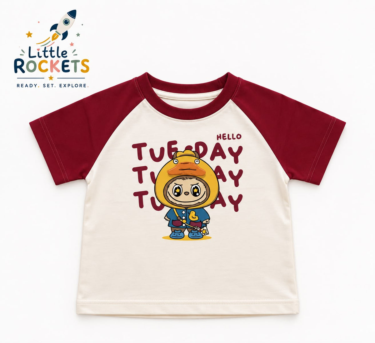 Duck Raglan T-Shirt for Kids – view 3