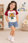 Duck Raglan T-Shirt for Kids