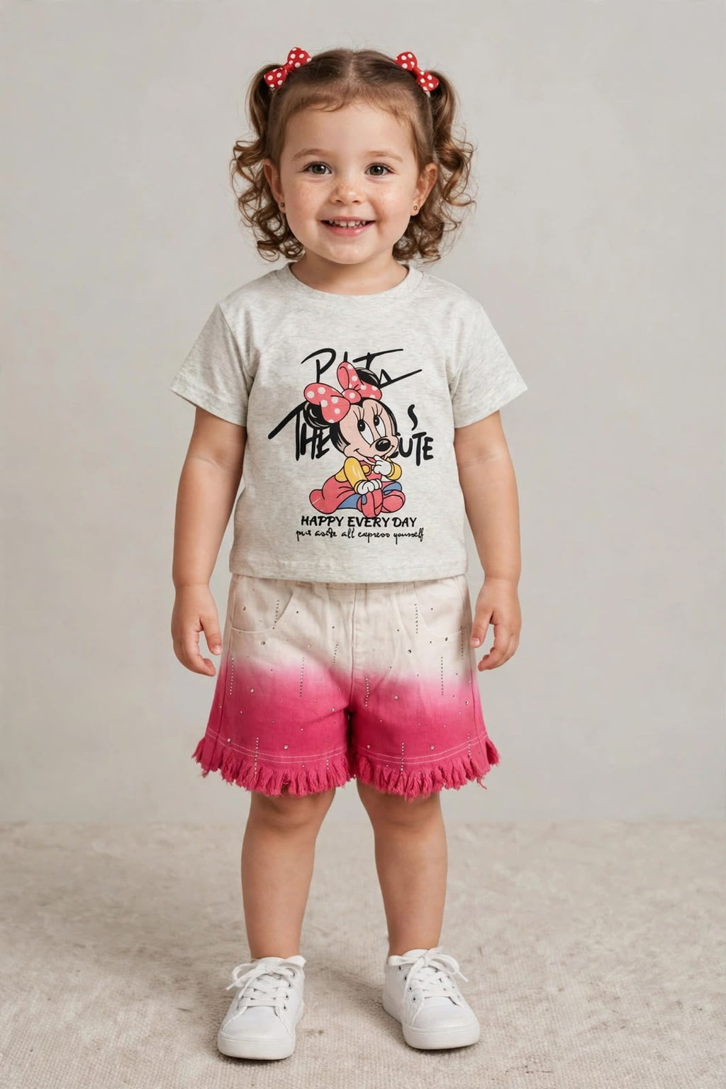 Minnie Top & Fringe Shorts Set – view 2