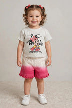 Minnie Top & Fringe Shorts Set – view 2