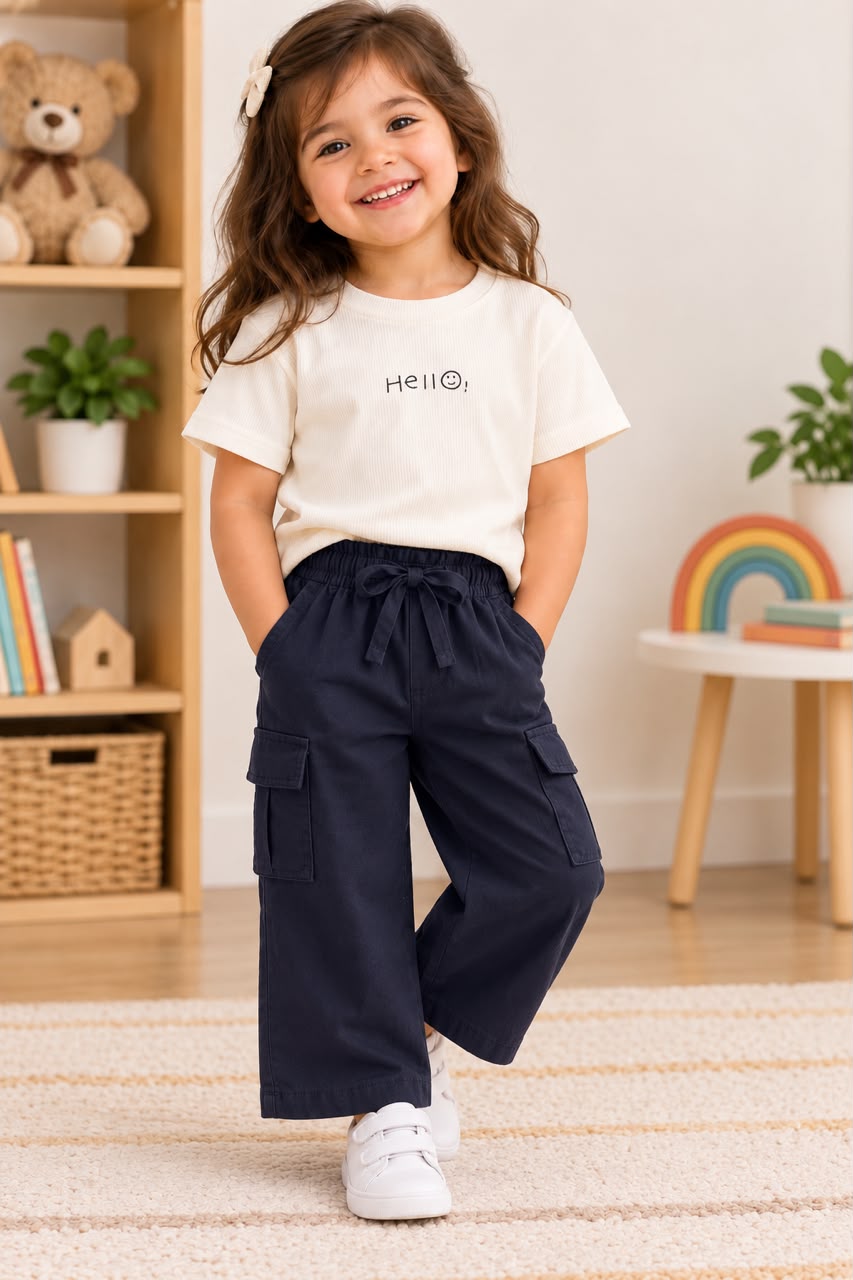 Hello Smiley T-Shirt for Girls