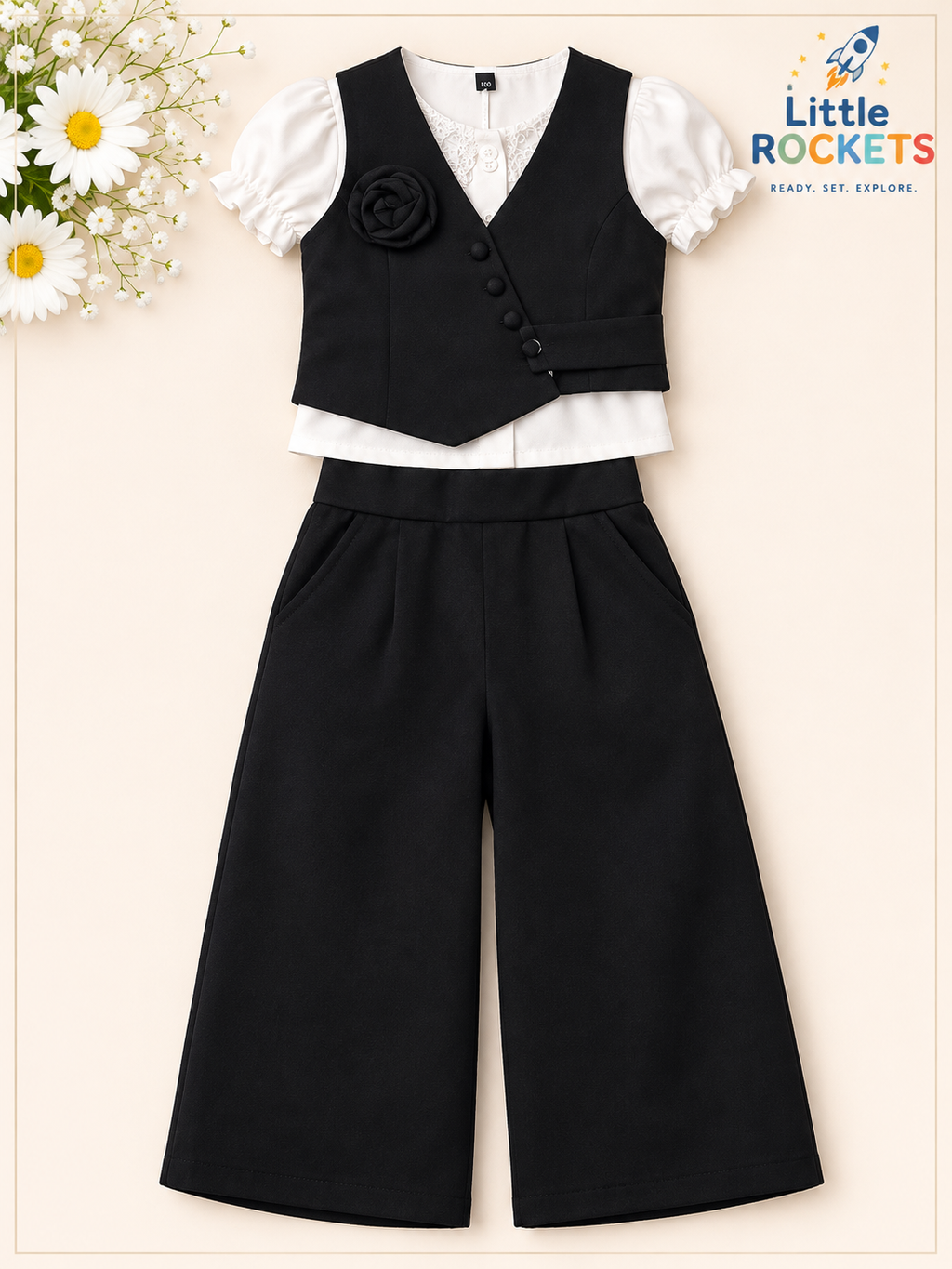 Midnight Rose Korean Co-ord Set – view 2